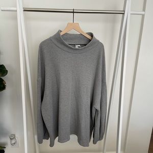 Ava & Viv oversized mock neck sweater